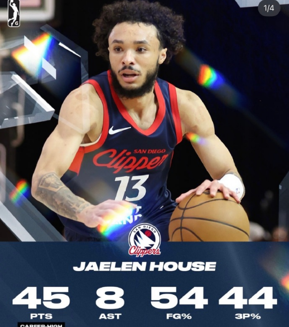 华体会网址-北控掏5万美元买断费：签NBA名宿豪斯之子 一周前G联赛轰45+8